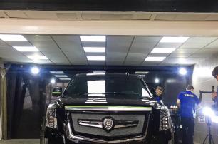 Удаление царапин, помутнений и потёртостей ЛКП Cadillac Escalade