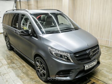 Оклейка матовым полиуретаном Mercedes V-класс-P1190811