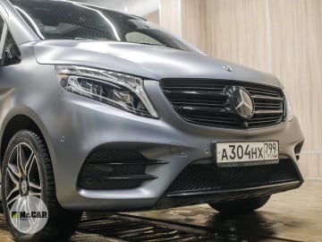 Оклейка матовым полиуретаном Mercedes V-класс-P1190921