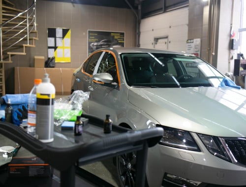 Бронирование фар Skoda Бронирование фар Skoda